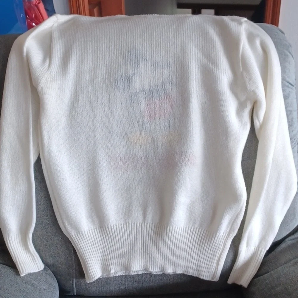 Mickey Mouse Disney Character Fashions Sweater Acrylic Men's XL Vintage